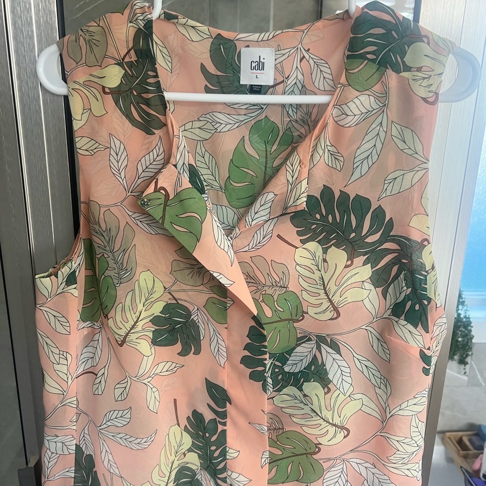 Cabi Tropical Blouse